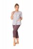 Piżama Martel Maria I 200 kr/r 3XL-4XL damska rozpinana